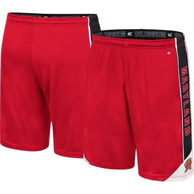 Shop Colosseum Red Maryland Terrapins Haller Shorts