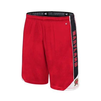 Shop Colosseum Red Maryland Terrapins Haller Shorts