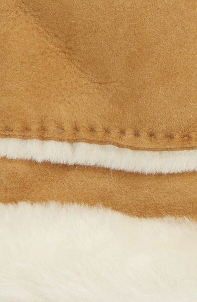 Ugg Stitched Slim Tech Gloves In Chestnut