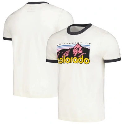 Shop Homefield Cream Colorado Buffaloes Mountains Ringer T-shirt