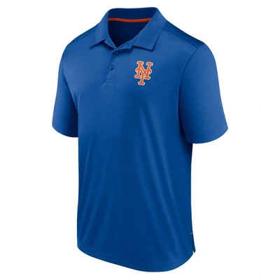 Shop Fanatics Branded  Royal New York Mets Fitted Polo