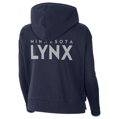 Shop Nike Navy Minnesota Lynx Full-zip Knit Jacket