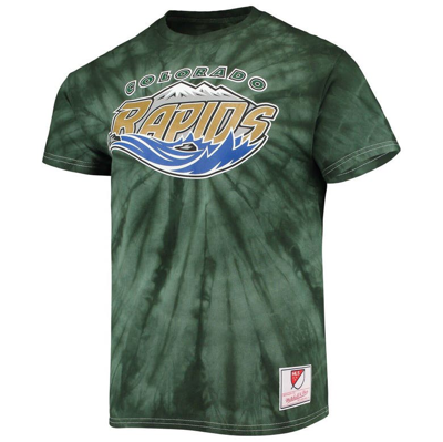 Shop Mitchell & Ness Green Colorado Rapids Since '96 Tie-dye T-shirt