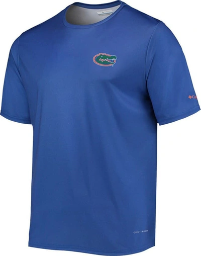 Shop Columbia Royal Florida Gators Terminal Tackle Omni-shade T-shirt