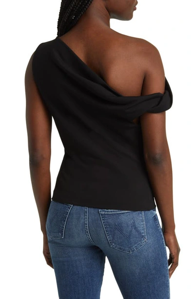 Shop Rag & Bone Irina One-shoulder Top In Black