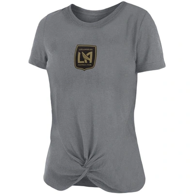 Shop 5th And Ocean By New Era 5th & Ocean By New Era Gray Lafc Front Twist T-shirt