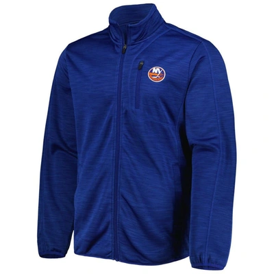 Shop G-iii Sports By Carl Banks Royal New York Islanders Closer Transitional Full-zip Jacket