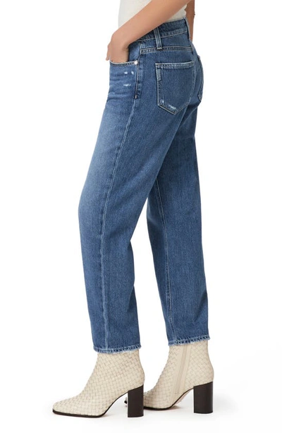 Shop Paige Noella Straight Leg Jeans In Scribble Distressed