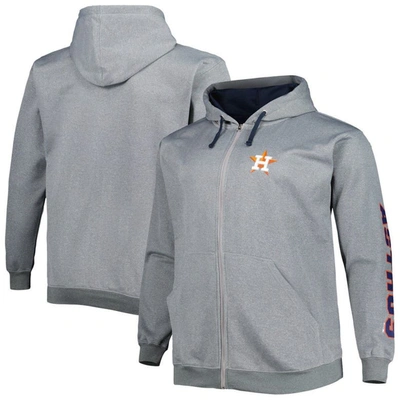 Shop Profile Ash Houston Astros Big & Tall Pullover Hoodie