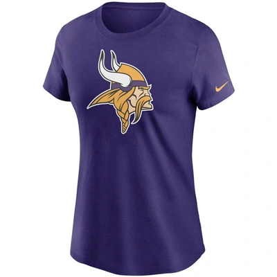 Shop Nike Purple Minnesota Vikings Logo Essential T-shirt