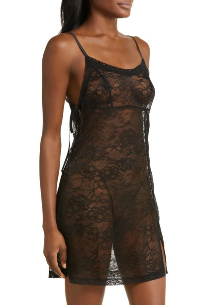 Honeydew Intimates Keepsake Lace Chemise In Black