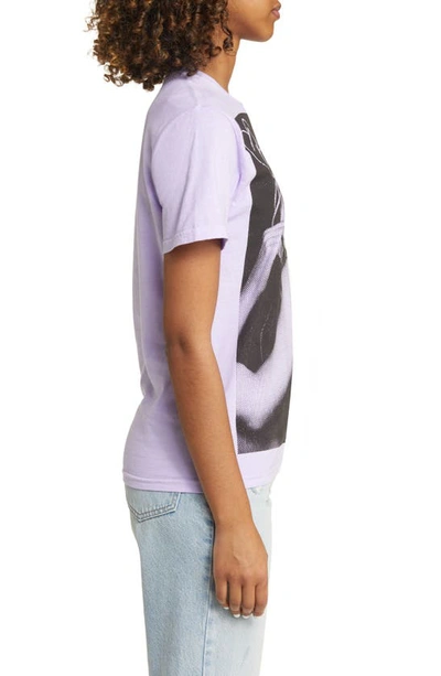 Shop Philcos Britney Spears Heart Cotton Graphic T-shirt In Lavender Pigment