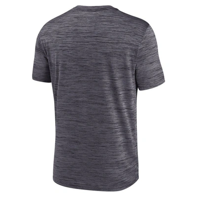 Shop Nike Anthracite Carolina Panthers Yardline Velocity Performance T-shirt