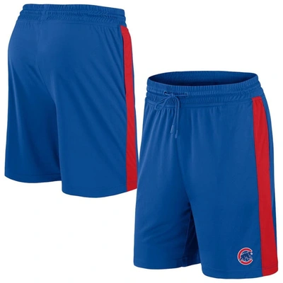 Shop Fanatics Branded Royal Chicago Cubs Iconic Break It Loose Shorts