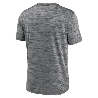 Shop Nike Gray Los Angeles Rams Yardline Velocity Performance T-shirt