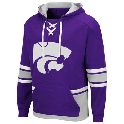 Shop Colosseum Purple Kansas State Wildcats Lace Up 3.0 Pullover Hoodie