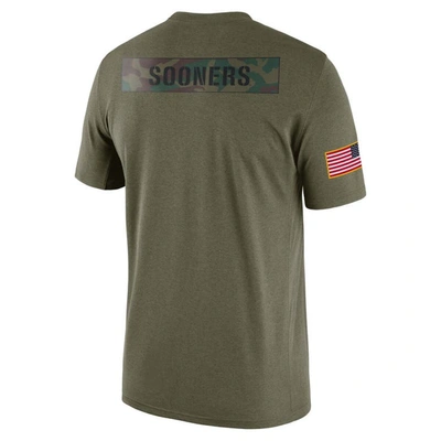 Shop Jordan Brand Olive Oklahoma Sooners Military Pack T-shirt