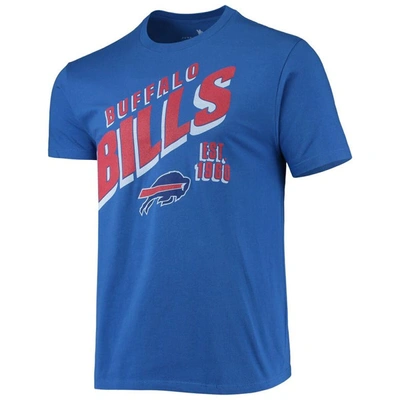 Shop Junk Food Royal Buffalo Bills Slant T-shirt