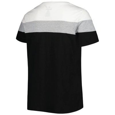 Shop Profile White/black Colorado Rockies Plus Size Colorblock T-shirt