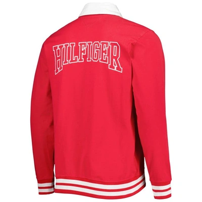 Shop Tommy Hilfiger Red Kansas City Chiefs Cody Long Sleeve Polo