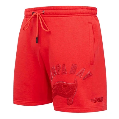 Shop Pro Standard Tampa Bay Buccaneers Triple Red Shorts