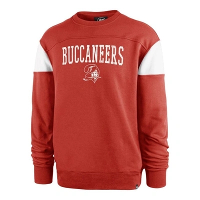 Shop 47 ' Red Tampa Bay Buccaneers Groundbreaker Onset Pullover Sweatshirt