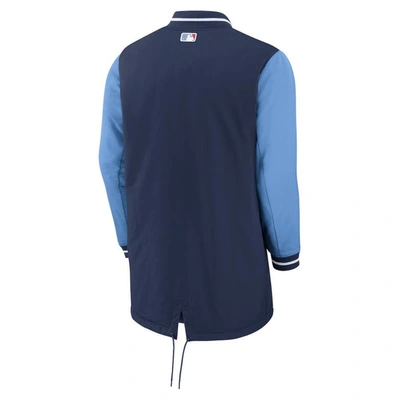 Shop Nike Navy Chicago Cubs City Connect Full-zip Dugout Jacket