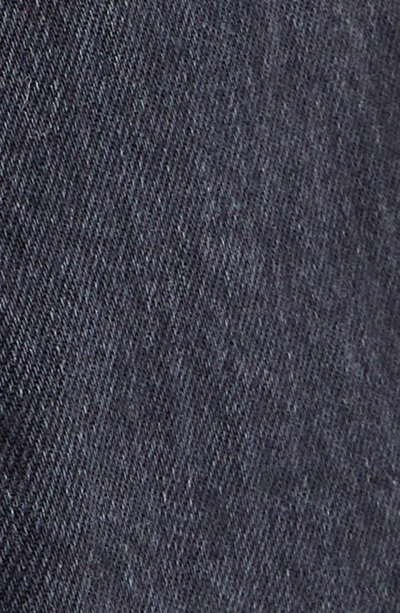 Shop Stine Goya Paul Double Waistband Straight Leg Organic Cotton Jeans In Stone Wash Grey