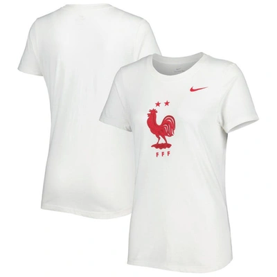 Shop Nike White France National Team Club Crest T-shirt