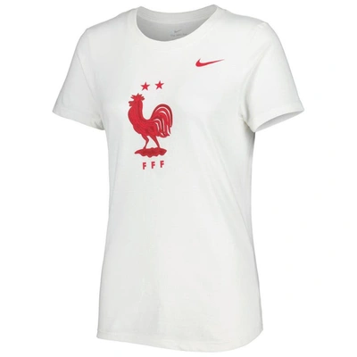 Shop Nike White France National Team Club Crest T-shirt