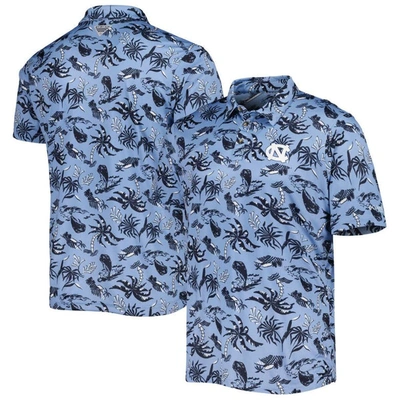 Shop Columbia Carolina Blue North Carolina Tar Heels Super Terminal Tackle Omni-shade Polo