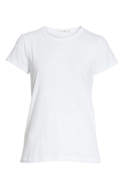 Rag & Bone Slub-texture Pima-cotton T-shirt In Bright White