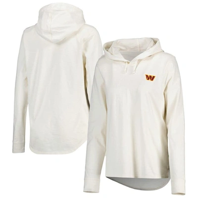 Shop Tommy Bahama Cream Washington Commanders Ashby Isles Jersey Pullover Hoodie