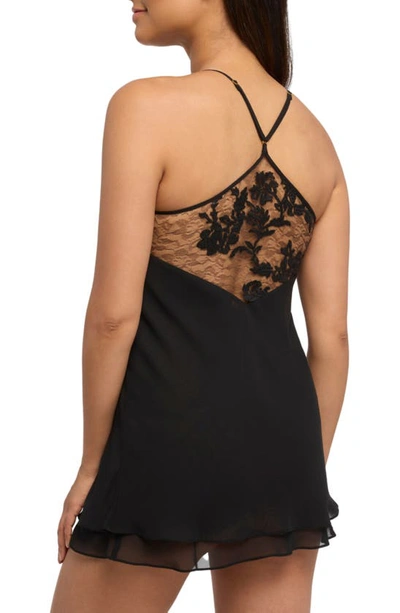 Shop Rya Collection Charming Chemise In Black
