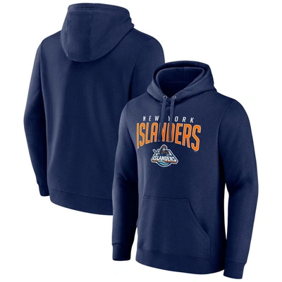 Fanatics Branded Navy New York Islanders Special Edition 2.0 Wordmark Pullover Hoodie In Navy
