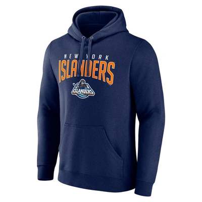 Fanatics Branded Navy New York Islanders Special Edition 2.0 Wordmark Pullover Hoodie In Navy