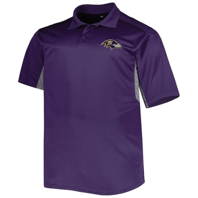 Shop Profile Purple Baltimore Ravens Big & Tall Team Color Polo