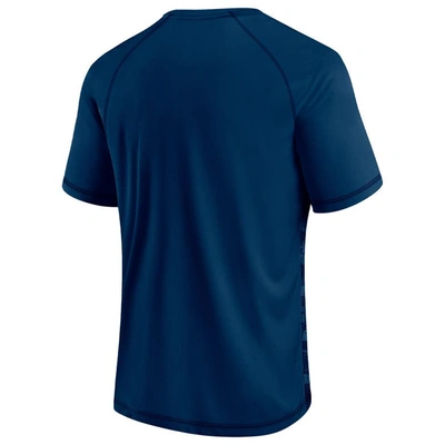Fanatics Branded Navy Chicago Bears Hail Mary Raglan T-shirt In Navy