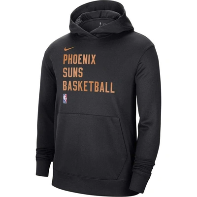 Shop Nike Unisex  Black Phoenix Suns 2023/24 Performance Spotlight On-court Practice Pullover Hoodie