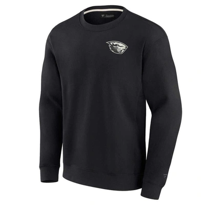 Shop Fanatics Signature Unisex  Black Oregon State Beavers Super Soft Pullover Crew Sweatshirt