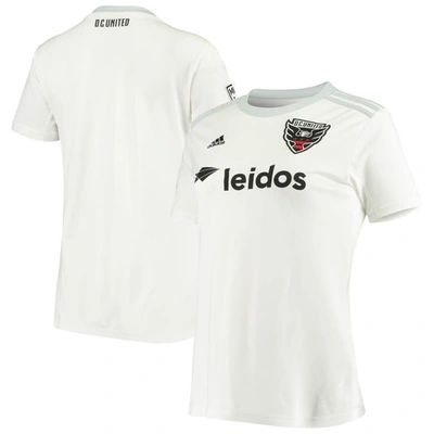 Shop Adidas Originals Adidas White D.c. United 2020 Away Team Replica Jersey