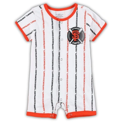 Shop Outerstuff Infant White San Francisco Giants Ball Hitter Coverall