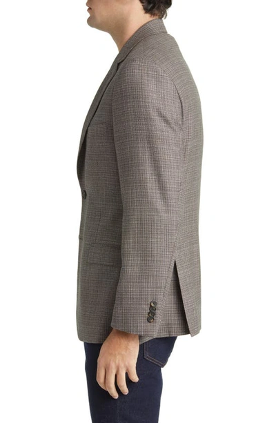 Shop Daniel Hechter Plaid Wool Sport Coat In Olive