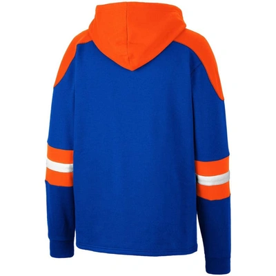 Shop Colosseum Royal Boise State Broncos Lace-up 4.0 Pullover Hoodie