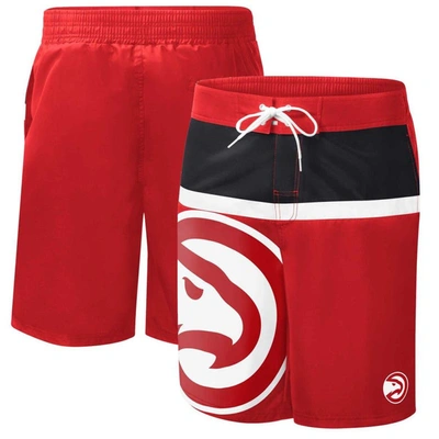 Shop G-iii Sports By Carl Banks Red Atlanta Hawks Sea Wind Swim Trunks