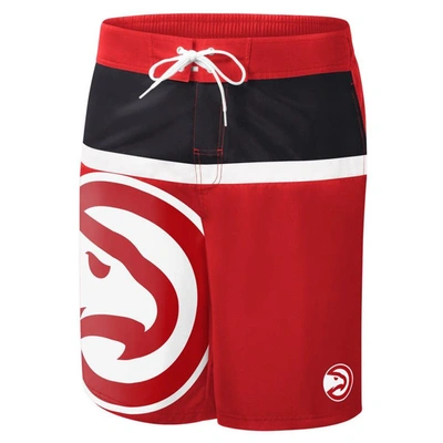 Shop G-iii Sports By Carl Banks Red Atlanta Hawks Sea Wind Swim Trunks