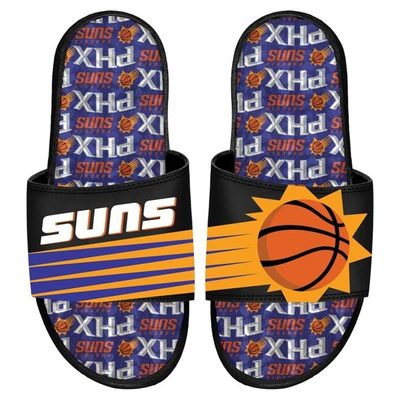 Shop Islide Phoenix Suns Team Pattern Gel Slide Sandals In Black