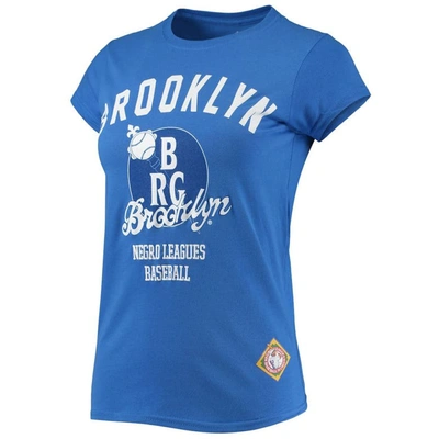 Shop Stitches Royal Brooklyn Royal Giants Negro League Logo T-shirt