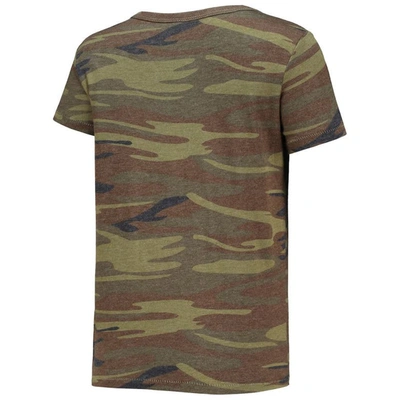 Shop Alternative Apparel Camo The Players Eco-crew Tri-blend T-shirt