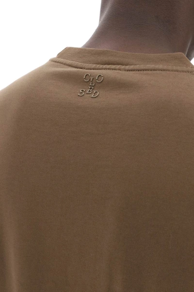 Shop Closed Long-sleeved T-shirt In Brown